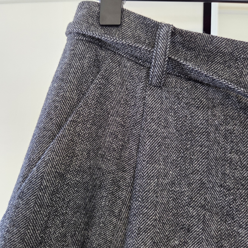 Petite Studio Silas Herringbone Wool Trousers, Charcoal, Medium - Picture 5 of 16